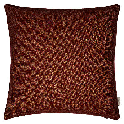 Bronte by Moon Parquet Weave Cushion, Red
